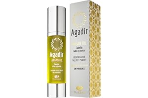 Rueber - Agadir Argan Oil | Aceite Pelo Seco y Dañado y Todo Tipo de Cabello | Aceite Pelo con Poder Antioxidante | Bloquea la Humedad y Restaura el Brillo | Argan Para Cabello uso exclusivo