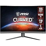 MSI G32CQ4 E2 - Monitor Gaming Curvo 31.5", WQHD, 170Hz (2560 x 1440, 16:9, VA, 1 ms, 1500R, HDR ready, Console Mode FHD a 12