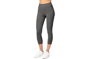 Merry Style Leggins Deportivos para Mujer Pantalones Piratas Suaves Elásticos Leggings de Algodón 3/4 Mallas de Mujer Confortables MS10-199