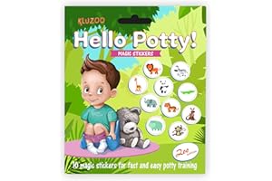 Bonjour Le Pot! - 10 autocollants magiques - Autocollants pour l'apprentissage de la propreté - Entraînement de propreté enfant