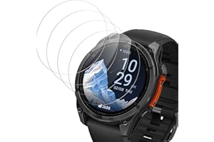 Supershieldz Panzer Schutz Glas für Garmin Fenix 8 43mm, 3D-Vollständige Schutzfolie, Anti-Kratzen 9H Härte Panzerfolie, HD Klar Displayschutz, Anti-Bläschen - 4 Stück