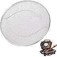 WDKXCN Stainless Steel Splatter Guard, Fine Mesh Splatter Screens, Oil Splash Guard for Ninja Foodi FG551, AG300, IG651, IG601, Reusable 6-in-1 Air Fryer Accessories