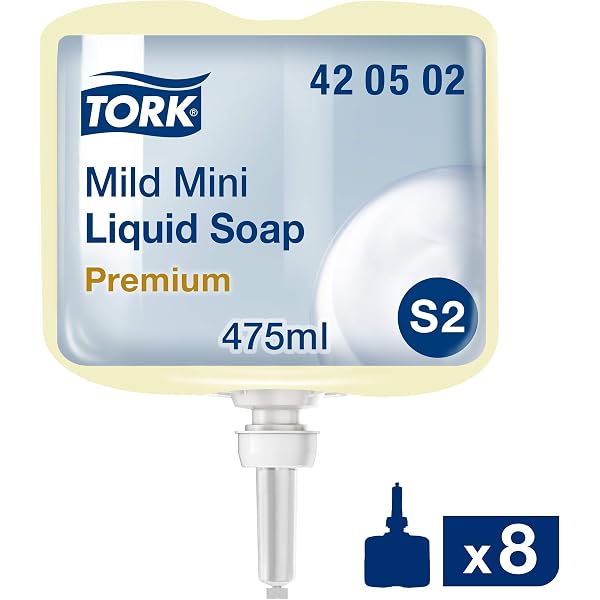 Produktbild von Tork 3-in-1 Hair & Body Duschcreme Argan-Vanille – 475 Ml, Für S2 Spender, Dermatologisch Getestet