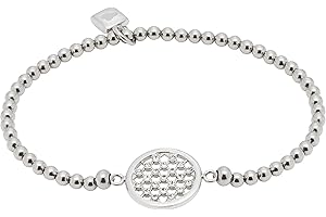 JEWELS BY LEONARDO Damen-Armband Loretta, Edelstahl mit Schliffkristallen, Länge 65 mm, 016679