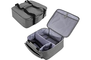 YUNCHONGuk Carrying Case Compatible with Cricut Joy Xtra Smart Cutting Machine,Full Open Cricut Carrying Bag with Pockets,Protable Storage Bag Compatible for Cricut Joy Xtra Accessories,Cricut Tools