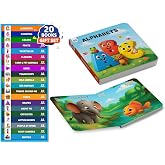 My First Library Box Set (20 Board Books) | Premium Quality Kids Books for 1 Year - 4 Year Old | Early Learning Books - Alpha