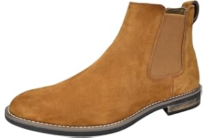 Bruno Marc Men's Suede Leather Chelsea Ankle Boots URBAN-06-1
