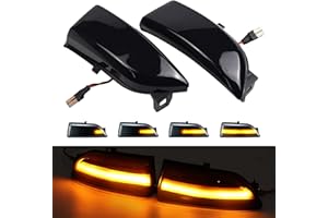 Aiyomi 1 Pair Dynamic Turn Signal Light Rearview Mirror Turn Signal Light LED Turn Singal Light For Ford Everest Ranger T6 Replacement