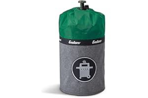 Enders Style Funda impermeable para bombonas de gas de 11 kilos - Funda exterior con pies de silicona incluidos contra bordes de óxido, resistencia a rayos UV, Funda exterior impermeable verde #5122