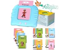 BURDEAN Kids Educational Learning Talking Flash Cards Toy, 112 Piece, 2 3 4 5 Years Old,