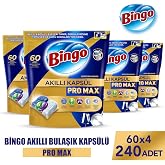 Bingo Akıllı Kaps&uuml;l Pro Max Bulaşık Makinesi Deterjanı Tableti 240'lı