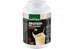SANTIVERI - Protein-90 Instantáneo en Polvo, Alto Contenido en Proteína a Base de Proteína 100% Vegetal, Aminoácidos y Vitaminas (1 kg, Vainilla)