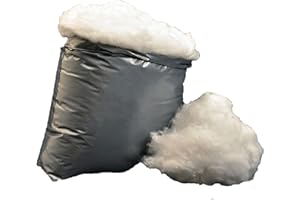 SK MERCHANDISE High Grade - 1 Kilo kg - Hollow Fibre Stuffing/Filling/Fill Toys, Pillows, Cushion Covers (HOLLOWFIBRE-1KG)