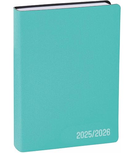 QUO VADIS Agenda Scolaire 2025-2026 Eurotextagenda Journalier Multilingue Touch Bleu 12x17cm
