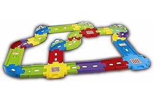 VTech Baby 148103 Ensemble de piste en miniature Deluxe pour bolides Tut Tut (Multicolore)