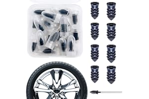 iTGOOS 20 Pcs Tyre Repair Screws, Rubber Nail Tire Repair Self-Service Tire Repair Nail, Puncture Repair Nail Vacuum Tyre Repair Nail for Car Motorcycle Bicycle (Two Sizes)