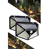 StarMax G&uuml;neş Enerjili Hareket Sens&ouml;rl&uuml; Ip65 Suya Dayanıklı 100 Led Lamba 1410
