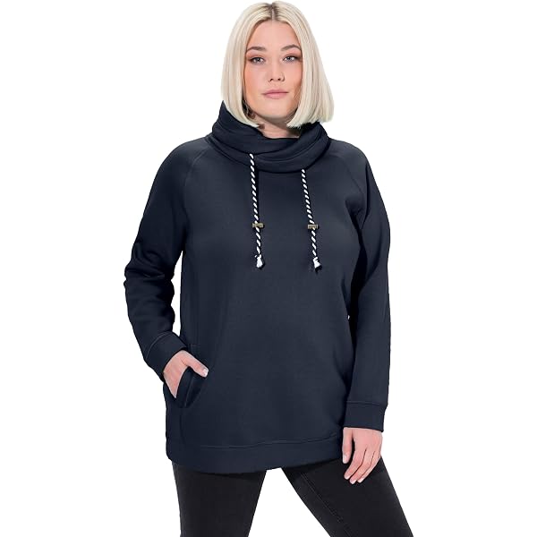 Ulla Popken V-AUSSCHNITT HALBARM - T-shirt basic - forest green/avorio
