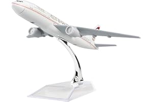 LESES Diecast Plane Model 1:400 scale Etihad Boeing 777 Airplane Model for Decoration or Gift