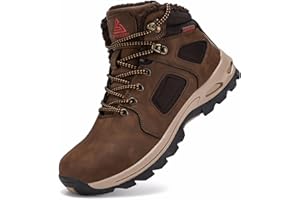 CYKYGGO Calentar Botines de Invierno Hombre Antideslizantes Impermeables Botas de Nieve Snow Boots