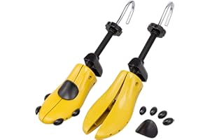 H&S Allarga Scarpe Uomo - Set di 2 Tendiscarpe - Forme per Scarpe da Uomo - Accessori per Allargare le Scarpe - Forma per Allievare Calli e Duroni - Allargascarpe Regolabili