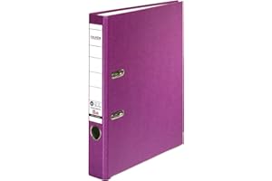 Briefordner - Raccoglitore ecologico originale Falken Recycolor con rivestimento esterno in carta colorata 5 cm sottile DIN A4 viola