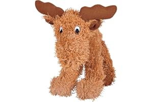 TRIXIE Elk Peluche per Cane, 15 cm, Confezione da 4