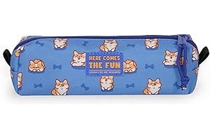 Legami - My Pencil Case, Fermeture à glissière, Plastique recyclé, résistant, spacieux, Pratique, Trousse d'école, Trousse de Bureau, 22 x 6 cm