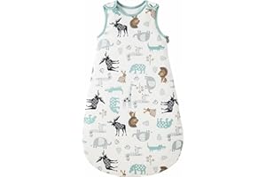 Mosebears Saco de Dormir para bebé de Invierno, Saco de Dormir para niños, 2,5 TOG, 100% algodón, Varios tamaños Desde el Nacimiento hasta la Edad de 18 Meses, Saco de Dormir Todo el año