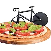 PGPAYH Pizzateigrolle Edelstahl - Pizzaroller Mit Docker Für Perfekten Teig