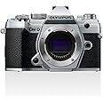Olympus OM-D E-M5 Mark III Micro Four Thirds System Camera Housing, 20 MP Sensor, 5-Axis Image Stabilizer, Powerful Autofocus, Electronic OLED Viewfinder, 4K Video, Wi-Fi, Bluetooth, Silver