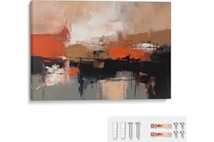 Artnova Abstraktes Leinwandbild I 60 x 40 cm, inkl. Aufhänge-Set, Leinwand-Bilder Fotoleinwand Wandbild Fotogeschenk Bild Dekoration, Foto Wand-Deko für Wohnzimmer Schlafzimmer Flur Bad, 2,6 cm dick