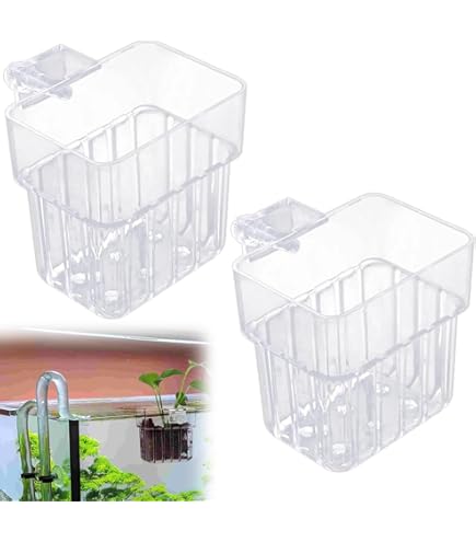 Porta Piante Per Acquario - 2 Pezzi Con Ganci E Ventose, Per Aquascaping E Decorazioni - Foto 3