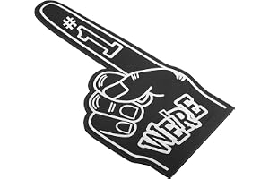 PATIKIL 45 cm (18 tum) gigantisk skumfinger, We Are #1 EVA skum hand Cheerleading livfull färg för firande pompoms sportevene