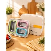 Valkyrie 3 G&ouml;zl&uuml; Paslanmaz &Ccedil;elik Lunch Box Termal Taşıma &Ccedil;antalı, Sızdırmaz Contalı 304 &Ccedil;elik B&ouml;lmeli Yemek Kabı