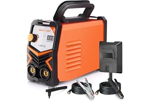 Yofuly Mini ARC Welder 220V, MMA TIG Electric Welding Machine Stick Welder IGBT Inverter Welder Digital Display for Metal, Small Electric Welder for DIY Projects