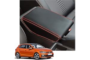 ‎LFOTPP Mittelarmlehne Abdeckung für Nueu Polo MK6 AW1 GTI, Armlehnen Box Mittelkonsole Schutz Kastendeckel