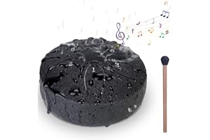 BABORUI Regentrommel für den Garten im Freien – verbesserte Regentrommel ohne Staunässe für draußen, wenn es regnet, 7,6 cm 6 Töne, Stahlzungentrommel, Regentrommel, Mini-Outdoor-Regentrommel