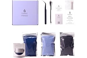 CandHeal Pearled Candle Sand Kit,DIY Aromatherapy Crafts,Candle Making Kits for Adults Beginners,with Glass Jar, Wick,Mood Card,Nippers,Relaxing Gifts for Women