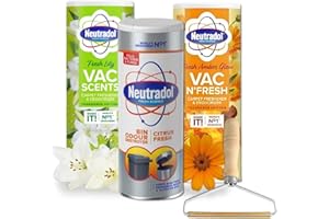 ZINCA 4-in-1 Shake and Vac Carpet Freshener & Dustbin Odour Eliminator Bundle | 2x Carpet Deodorizer Powders + 1x Bin Freshener + Lint Remover | Long-Lasting Odour Control for Home & Pets