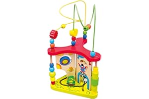 Mertens 84202 Bino Grand nœud de motricité pour enfants à partir de 1,5 ans et plus (jouet de motricité pour favoriser la coordination œil-main, perception et motricité fine), multicolore
