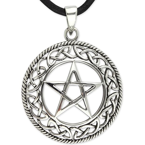 Charm 925 Sterlingsilber 925 Pentagramm Stern Anhänger!! Brandneu Symbolischer Schmuck