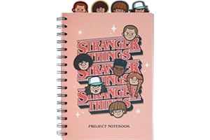 Grupo Erik - Notatnik A5 Stranger Things z przekładkami, 160 stron | Notebook, Bullet Journal, notatnik spiralny