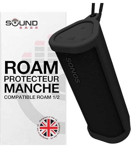 Étui Rigide étanche Pour Enceinte Sonos Roam 2 / Roam / Roam SL - Protection Anti-chocs, Poussière, Rayures - Avec Poignée Et Poche Filet