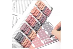 BENIFILE 75 Pcs Bible Tabs for Women/Men/Kid, 73 Pcs Large Print Laminated Bible Stickers & 2 Pcs Blank Index Tabs for Bible Journaling Supplies, Bible Study Accessories (Retro)