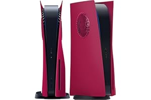 Joso Faceplate pour PS5 Disc Edition, Anti-Scratch boîtier de Remplacement étanche à la poussière, Cover Skin fit pour Console PS5 (CD-ROM) avec évent de Refroidissement