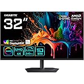 GIGABYTE MO32U2 31,5" QD-OLED Gaming Monitor, 4K UHD (3840x2160), 240Hz, 0.03ms GTG, HDMI 2.1 & DP 1.4, DisplayHDR True Black