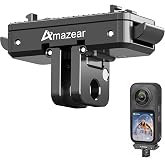 AMAZEAR Magnetic Quick Release Mounts Accessories Insta360 X6/X5 | X6/X5/X4 Air Accessories, Insta X6 Aluminum Alloy QR Adapt