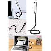 Buffer USB Girişli 14 Ledli 3 Kademeli Dokunmatik Masa/Kitap Okuma Lambası Ledi Siyah
