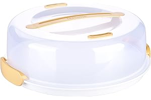 Tescoma 630841 Delicia Porta Torte Basso con Tavoletta Refrigerante, Diametro 34 cm